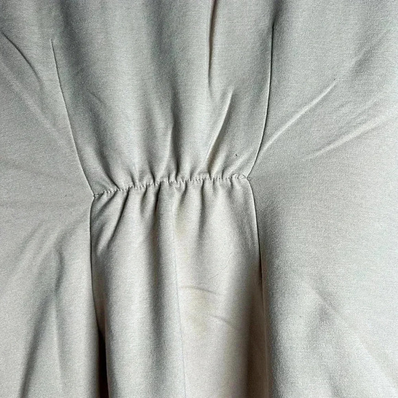 Hybrid & Company Ruched Sleeve Brown Blazer Hi Lo Size Small - Picture 10 of 10